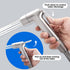 Brushed Nickel Handheld Bidet Sprayer, Muslim Shower Bidet Attachment, Cloth Diaper Toilet Sprayer, Jet Spray