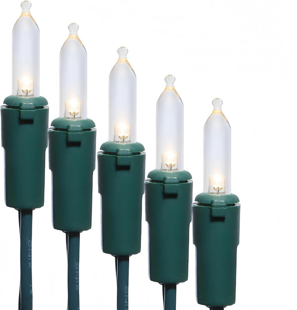 LUCKY SHINE 150 LED Warm White Christmas Lights, UL Certified 50 FT