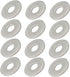 KrrNFYSG 100pcs 304 M8x24mm Flat Washers Flat Washers Stainless Steel Lock Washer Spacers Flat Repair Washer Expanded