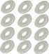 PZEOB 100pcs 304 M8x24mm Flat Gasket Flat Washers Stainless Steel Lock Washer Spacers Flat Repair Washer Expanded