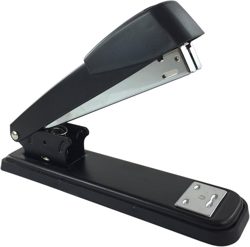 Stapler with 2000 Staples Each Metal Full Desk Size Black (3-Pack) by Clipco