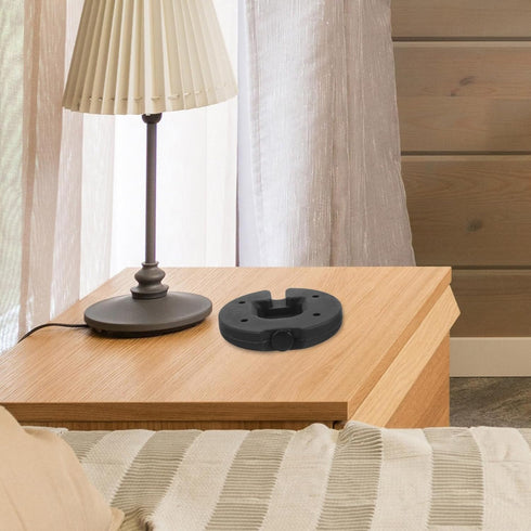 1pcs Levemolo Weighted Iron Base for Floor Lamps Sturdy Desk Lamp Base Diameter Diy Display Stand for Enhanced