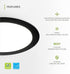 1 Pack 8 Inch 20W, 5 2700K-5000K CRI90+, Dimmable ASD LED Recessed Light CCT IC Rated Ultra Thin Ceiling Lights with J