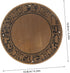 Generic Antique Zodiac Style Storage Bench Faceplate Multifunctional Console Table Plate for Cabinets and Shelves