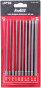 TORX Tamper Resistant Bits, Security TORX Bits (T7-T40), 150mm, 10-Pieces, High Grade S2 Steel