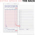 6 Pack 300 XKDOUS Pink Server Books, Server Note Pads, Guest Check Books for Servers, Waitress Notepads