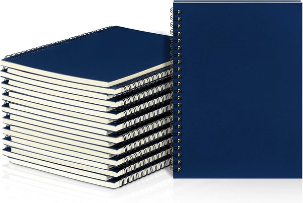 Yahenda Spiral Notebook Bulk A5 College Ruled Journals, 8.3 x 5.5 Inch Notebooks for Office School Supplies