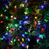 Huacenmy C6 50 8 Solar Christmas Lights Outdoor Strawberry String Lights, LED Christmas Fairy Lights LEDs Solar