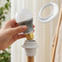 Aeaocvo 6 E27/E26, PCS Lamp Shade Ring for Plastic Light Socket Rings for Lamp Standard Base Holder White Retaining