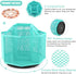 Rotating Pencil Holder, 360 Degree Pen Caddy with 5 Compartments, Mesh Desktop Organizer for Home and Office