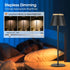 Dubofu 5000mAh 3 Dimmable,for 2 Pack Cordless Table Lamp, LED Rechargeable Desk Lamp with Battery Operated,Portable