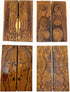 IECAP LLC Bookmatched Ironwood Knife Handle Scales, Natural Wood for DIY Crafts, Size 5 1/8 x 1 3/4 x 1/2
