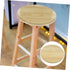 PRETYZOOM Wooden Round Stool Seat Replacement for Restaurant Bar Stool Wooden Cushion Solid Seat Cover for Dining