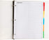 Index Dividers A-Z Tab Printed Table of Contents, 3 Hole Punched for Ring Binders, 8.5” x 11”