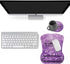 Ergonomic Mouse Pad with Wrist Support - Comfortable Gel Mouse Pad with Non-Slip Rubber Base for Office & Home + Cup