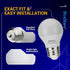 BlueStars A15 LED Refrigerator Light Bulb, 4W (40 Watt Equivalent), E26 Base, 5000K Daylight, 2-Pack