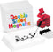 Gamenote 12 Pack Magnetic Small White Board Set, Double Sided Magnet Dry Erase Ruled Lap Boards 9x12 for Kids Learning