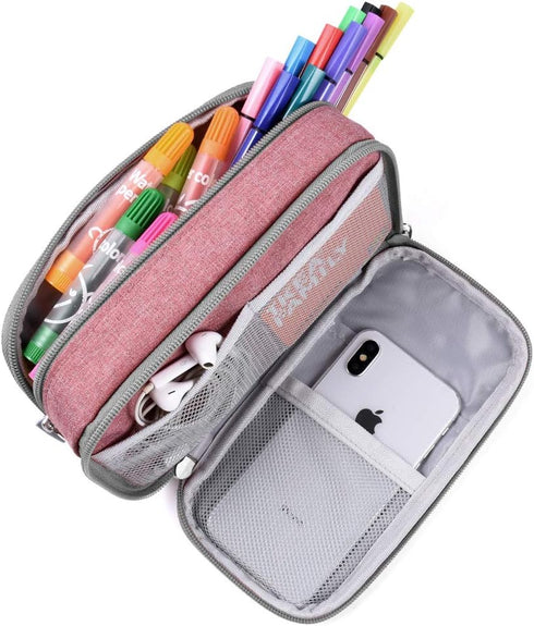 YONZONE Big Capacity Pencil Case – Large Pencil Bag Pouch, High Storage Pen Marker Holder, 3 Multi-Functional