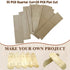 60 Pack,35 25 5.5" x2",Pre Maple Fingerboard Wood Veneer Vertical Cross,Size Cut for Fingerboard Deck DIY Marquetry