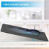 Hard Mouse Pad, Unique 3 Layers Design with Plastic Surface for High DPI Mice, Large Size (11.6"x9.5") Black