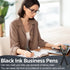 Outus 150 Pcs Black Gel Ink Pens, Ultra Fine Point Rollerball Pens for Office, School, Writing, Sketching