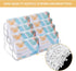 Plastic Business Card Holder for Desk, Clear Acrylic Organizer, 8 Pockets 4 Layers Display Stand for Office