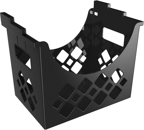 Deflecto Sustainable Office Desktop File Organizer, 9.6" x 13.3" x 8.5", Black