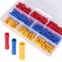 300PCS Butt Splice Crimp Connectors, Insulated Electrical Straight Wire Terminal Connectors 10-22AWG Assorted Terminals