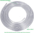 3/8 Metal Fuel Line,3/8" OD Aluminium Coiled Tubing Hard Tube for Refrigeration Tubing, Automotive Oil Pipe,Brake Line, Metal Gas Line, 10FT