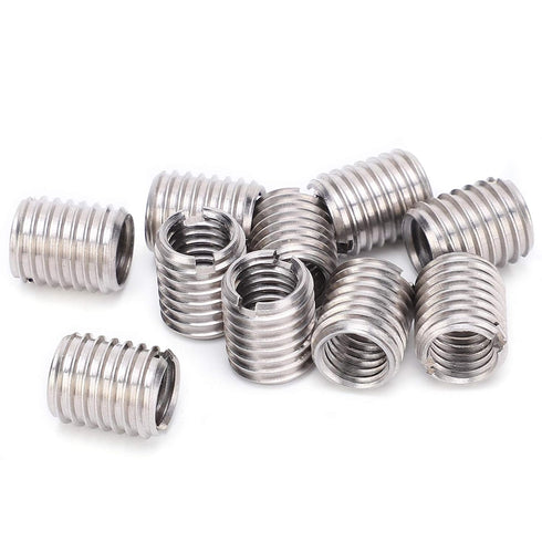 Thread Inserts, 10 PCS M8 to M10 Thread Adapter Insert Nut for Automotive, Furniture Projects