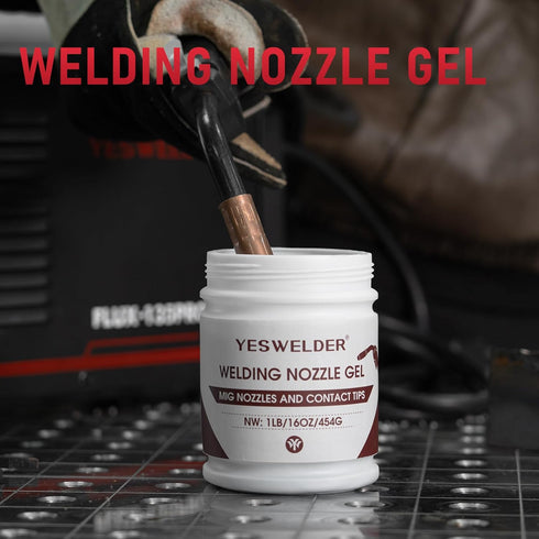 YESWELDER Welding Nozzle Gel, Anti-Spatter Dip Gel for MIG Torch and Contact Tips (2 Cans)