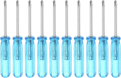 uxcell Mini Phillips Screwdriver, 1.6mm Cross Head, 45mm Length, 10 Pcs for Small Appliances Repair