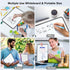 Small Dry Erase White Board 12x8"- Portable and Double Sided A4 Mini Marker Whiteboard Magnetic for Kids Drawing Writing Student School Home Office, Personal Handheld Whiteboard - 2 Magnet Marker Pens by ANLIOTE