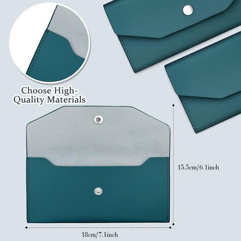 7 3.5 Inch 8 2 Frienda Cash Envelope Wallet PU Leather x Reusable Budget Money Pouch Envelope Organizer Cash Dividers