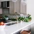 Abyssaly White Wallpaper 15.7 X 118 Removable Self-Adhesive Glossy Vinyl Film for Kitchen Cabinet Furniture