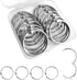 whpqhw 16PCS Book Binder Rings,1 Inch Metal Loose Leaf Rings for Flash Cards,