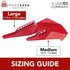 TRADESAFE Standard Ball Valve Lockout Device - Red for 1-1/4 inch to 2-1/2 inch Pipe Diameter, Quick Installation