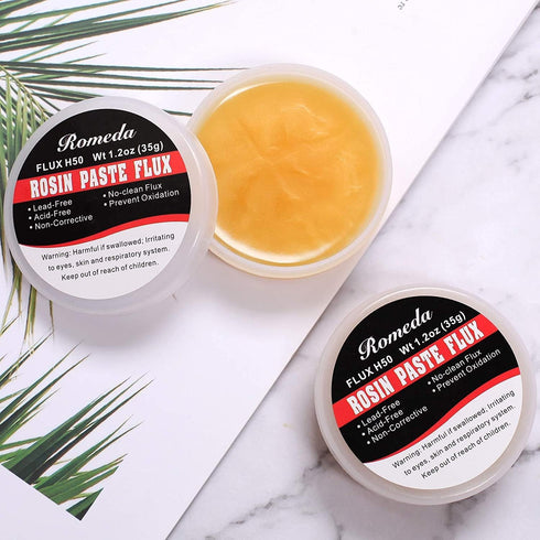 4 Jar Solder Flux, Rosin Soldering Flux Paste for Lead-Free Electronics Soldering DIY (1.2oz/35g in a Jar)