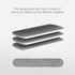 Click Clean 3-Pack Replaceable Felt Pads for Magnetic Whiteboard Eraser, Classroom Use