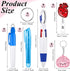 54 2026 Henoyso Pcs Nurse Badge Reel with Mini Highlighter Pens Bulk Nursing Week Appreciation Gifts Retractable Badge