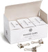 U Brands Small Binder Clips, Metallic Silver, 19mm, 72 Count for Office Organization Supplies