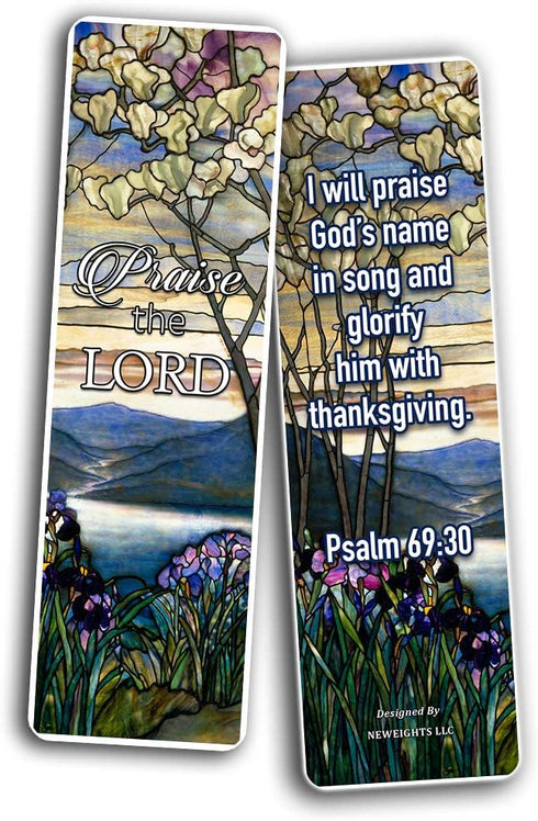 Bible Verses Scriptures Bookmarks Cards - in Christ Alone (60 Pack) - Christian Gifts for Men, Women, Teens, Kids