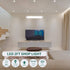 5000K 18W Closet, 2Ft, KUKUMAO Plug-in LED Tube Light Fixture, Linkable Cabinet Light for Garage, Kitchen, Bathroom