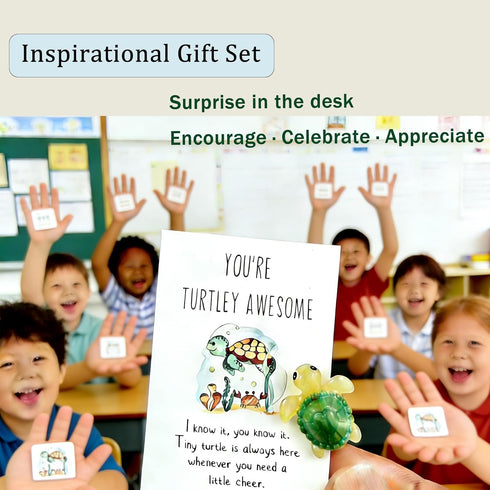 EYRBVX 25 Sets Employee Appreciation Gifts Bulk Animal Pun Note Cards For Team Staff Thank You Gift For Coworkers