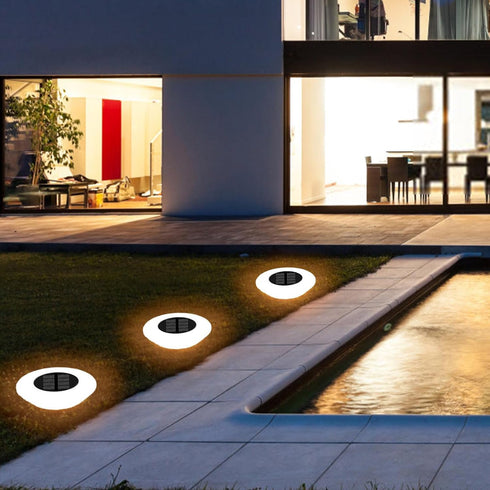 Generic 1PC) Solar Ground Lights Outdoor, Waterproof Solar Light Outdoor Garden, Solars Garden Lights for Landscape