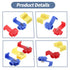 60 Pcs Solderless Quick Splice Snap Wire Connectors, Insulated Electrical Splice for 12-10 AWG and 18-14 AWG