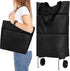 YASYU Foldable Shopping Trolley with Wheels - 2 in 1 Reusable Grocery Tote