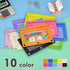 DoDoMagxanadu 20 Pack Binder Pencil Pouches, Pencil Pouch for 3 Ring Binder with Zipper Pulls, Clear Window Pencil Case
