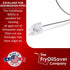 48" Commercial B291C Air-Gap Drain Brush - Flexible Dishwasher and Sink Cleaner Tool for Home and Kitchen - Long Pipe