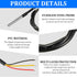 Weewooday DS18B20 1 m/ 3.2 Ft Digital Temperature Thermal Cable Waterproof Probe Sensor -55°C to +125°C, Compatible with Arduino/Raspberry Pi(15 Pieces)